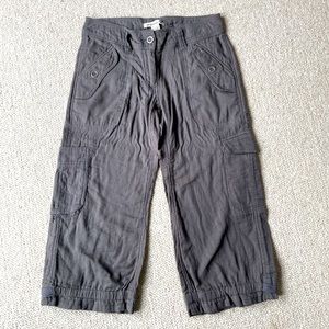 Vintage Forever 21 Grey cargo shorts/capris